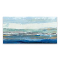 Artissimo Designs Big Wave Hand Embellished Canvas