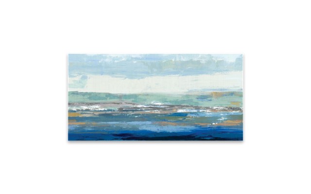  Big Wave Hand Embellished Canvas