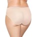  Women S Plus Lace Trim Full Briefs Panties, 2X/Cappucino