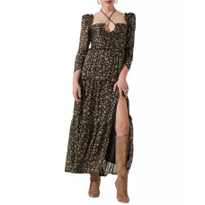 Astr the Label Women’s Lovestruck Dress, Black, Large