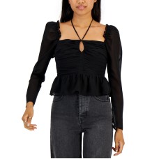 Astr The Label Women’s Toni Top, Black, Medium