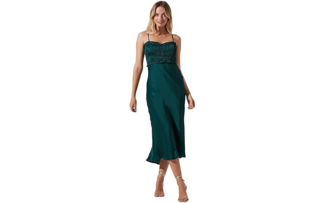  Zola Midi Sheath Dress, Green, Medium