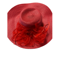 August Hat Company Range Widebrim Hat, Red