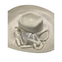August Hat Company Women’s Extra Wide Brim Hat, White