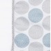  Linens Dotted Circles Collection, Bath Towel, White