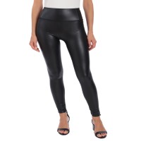 Avec Les Filles Women’s Faux-Leather Leggings, Black, XS