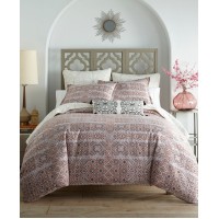 Azalea Skye Chennai Comforter Set, Queen, Orange
