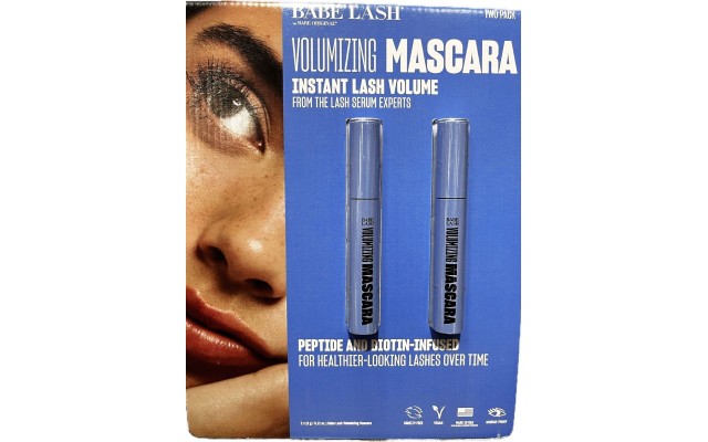 Babe Lash Volumizing Mascara 2 Pack 0.21 Oz