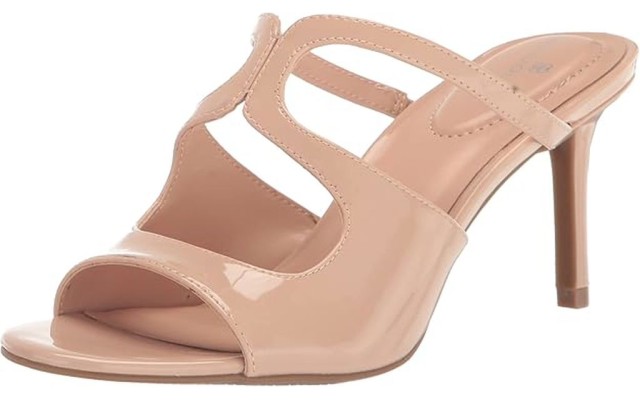  Women’s Mizelle Heeled Sandal, Nude, 7