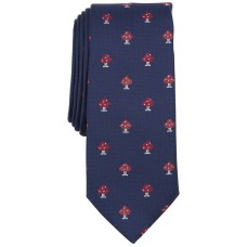 Bar III Men’s Bolivar Mushroom Tie, Navy