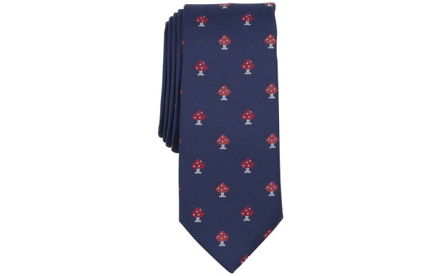  Men’s Bolivar Mushroom Tie, Navy