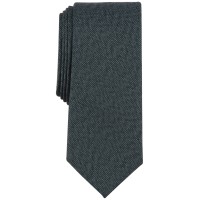 Bar III Men’s Cobbled Solid Tie, Hunter