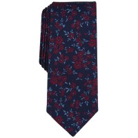Bar III Men’s Kelso Floral Tie, Burgundy