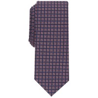 Bar III Men’s Markey Medallion Tie, Purple