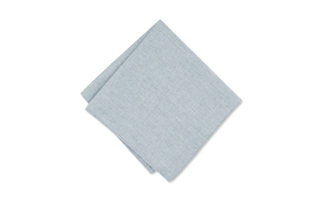  Men’s Modern Solid Pocket Square, Grey