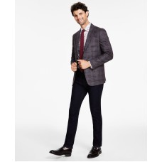 Bar III Men’s Slim-Fit Knit Sport Coat, Brown, 40L