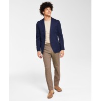 Bar III Men’s Slim-Fit Navy Solid Knit Blazer, Navy, 40L