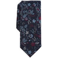 Bar III Men’s Tobago Botanical Tie, Navy