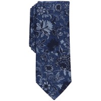 Bar III Men’s Wiley Floral Skinny Tie, Navy