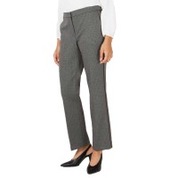 Bar III Piped-Trim Trousers (Black/White, 2)