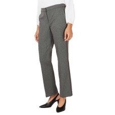 Bar III Piped-Trim Trousers (Black/White, 2)