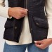  Wray Fleece-lined Gilet Vest, Black, 6
