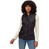 Barbour Wray Fleece-lined Gilet Vest, Black, 6