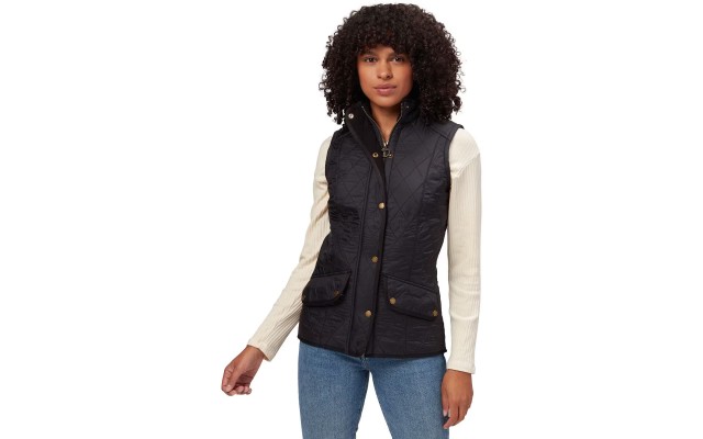  Wray Fleece-lined Gilet Vest, Black, 6