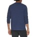  Men’s 1/4 Placket Layer Pullover Sweater, XX-Large, Blue