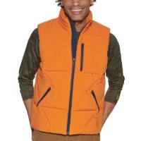 Bass Outdoor Mens Glacier Hiking Diamond Quilted Vests, Medium