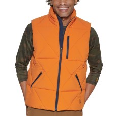Bass Outdoor Mens Glacier Hiking Diamond Quilted Vests, Medium