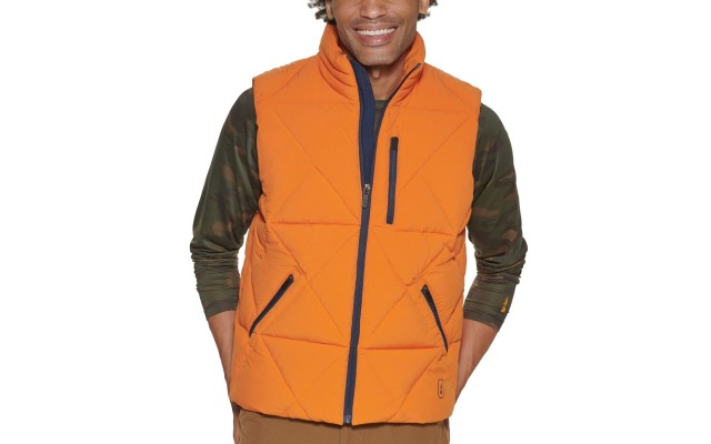  Mens Glacier Hiking Diamond Quilted Vests, Medium