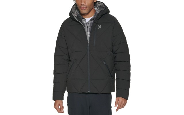  Mens Glacier Hiking Jackets, Black, Large