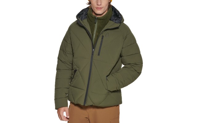  Mens Glacier Hiking Jackets, Green, X-Large
