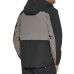  Men’s Storm Colorblocked Water-Resistant Hiking Tech Jacket, Gray/Black, Small
