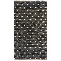 Bcbgmaxazria Cotton Tufted-Dot 27″ x 45″ Accent Rug Bedding, Charcoal