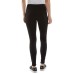  Juniors’ Faux-Leather-Trim Ponte-Knit Pants, Black/L