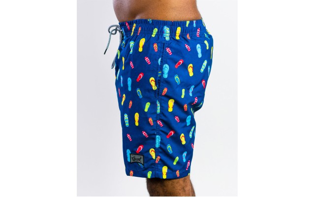 Beautiful Giant Mens Beach Swim Pocketed Board Shorts Print, Medium
