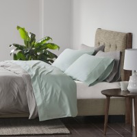 Beautyrest Cooling 600 Thread Count Cotton Blend 4-Pc. Sheet Set, Full Bedding, Seafoam
