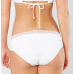  Lace Hipster Bottoms Women’s Swimsuit (White, XL)