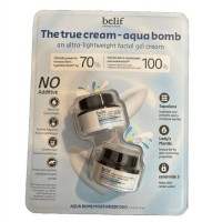 Belif Aqua Bomb Ultra Lightweight Facial Gel Cream 1.01oz/30ml Pack of 2
