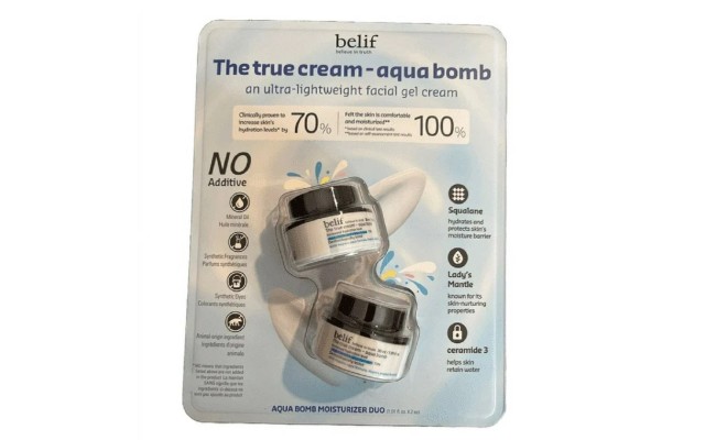  Aqua Bomb Ultra Lightweight Facial Gel Cream 1.01oz/30ml Pack of 2