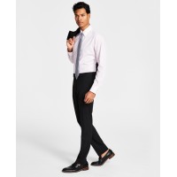Ben Sherman Men’s Skinny-Fit Stretch Suit Pants, Black, 30×32
