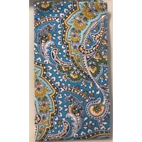 Bespoke Fashion The Ultimate Pocket Square Aqua Paisley