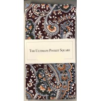 Bespoke Fashion The Ultimate Pocket Square Dark Floral Pattern