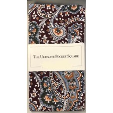 Bespoke Fashion The Ultimate Pocket Square Dark Floral Pattern