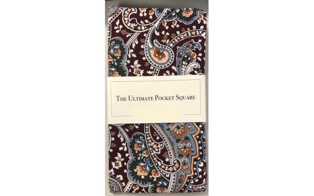  The Ultimate Pocket Square Dark Floral Pattern