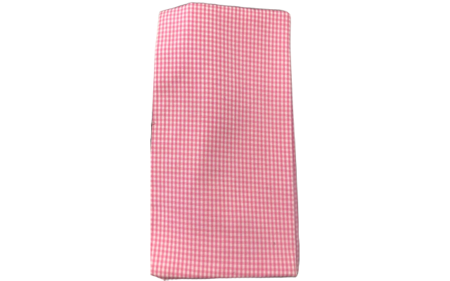  The Ultimate Pocket Square, Pink Micro Gingham
