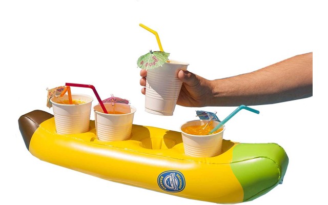  Inflatable Buffet and Salad Bar, Holds Drinks, Snacks and More, Banana Boat
