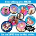 BigMouth inc. Water Float – Pool Float for Kids Age 1-3, Sprinkles of Fun Pink Donut